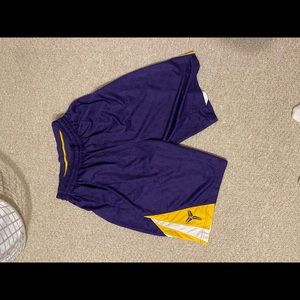 Nike Kobe Bryant Mamba Purple Athletic Shorts